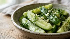 マリネなしのキュウリ――シンプルな工夫で深い味わいを引き出す