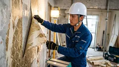 壁紙を素早く剥がす方法：DIY用の壁紙剥がし剤の作り方