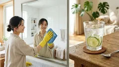 1940年代の化学薬品を使わない窓と鏡のお手入れ：簡単でピカピカにするコツ