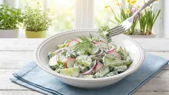 キュウリとディルの若キャベツサラダ — 爽やかな風味、シャキシャキとした食感、そして夏の味