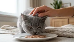猫が食事をしている最中に撫でてしまう――その真意とは